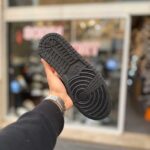 کتونی جردن وان مشکی سفید ورنی کد 6078 - تصویر 6