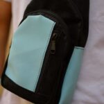 بادی بگ مشکی آبی چرمی کد K164 - تصویر 3