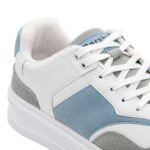 کتونی مردانه Bershka سفید آبی t بزرگپا کد 7085 - Image 4