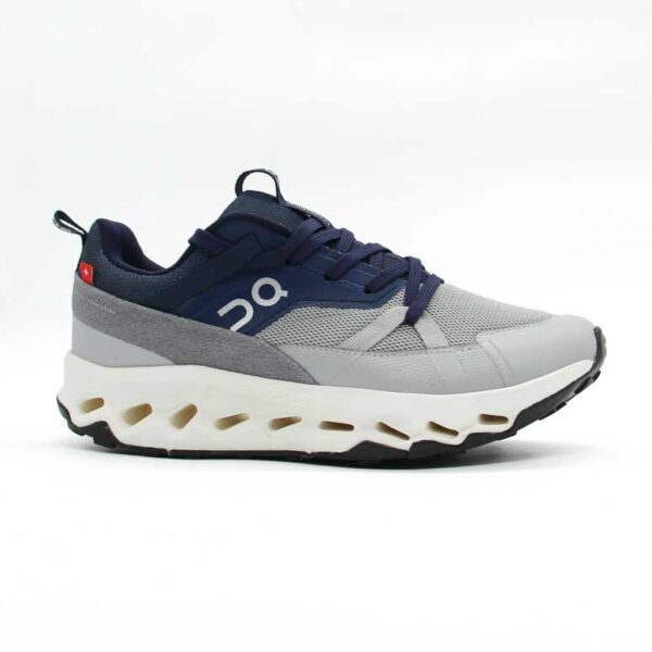 کتونی مردانه انرانینگ طوسی سرمه ای کد 8020