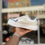 کتونی واریو سفید آبی کد 6712 - Image 5